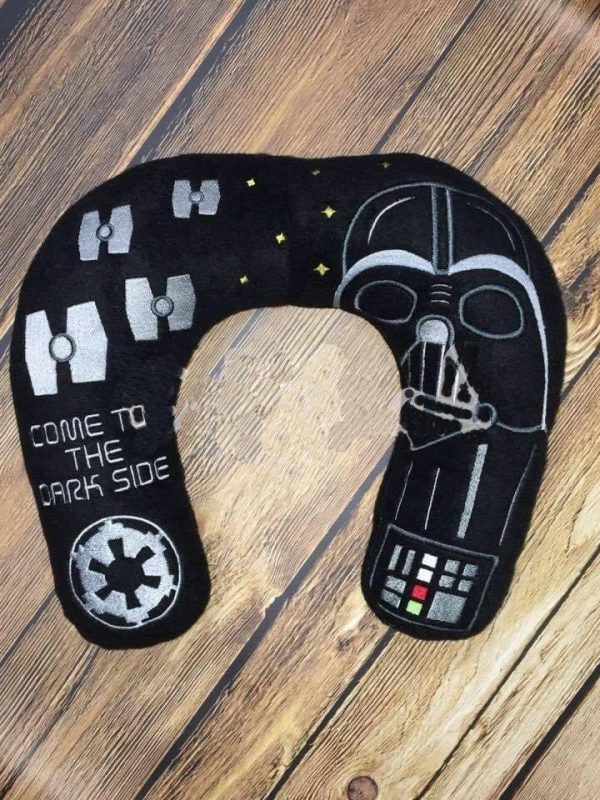 ITH Embroidery Pattern Darth Vader Neck Pillow
