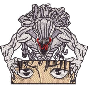 Anime Embroidery Pattern Yuta Rika Curse