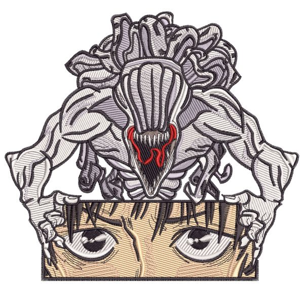 Anime Embroidery Pattern Yuta Rika Curse