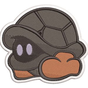 Embroidery Pattern Mario Buzzy Beetle Creeps