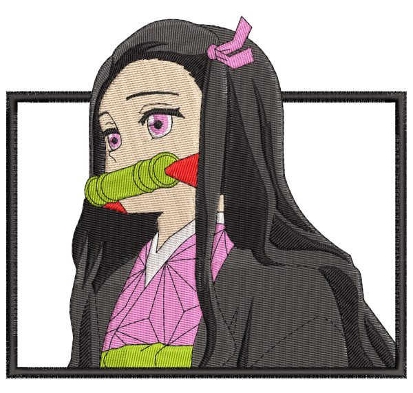 Anime Embroidery Pattern Nezuko Gag Profile