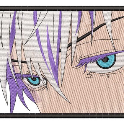Anime Embroidery Pattern Satoru Gojo Stare