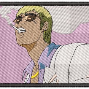 Anime Embroidery Pattern Teacher Onizuka Smokes