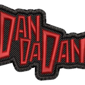 Anime Embroidery Pattern DanDaDan Logo
