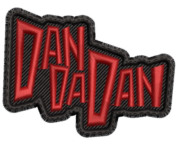 Anime Embroidery Pattern DanDaDan Logo