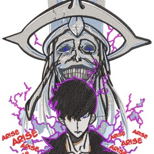 Anime Embroidery Pattern Sololvl Arise Oversee