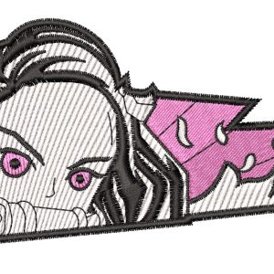 Anime Embroidery Pattern Nezuko Art Framed
