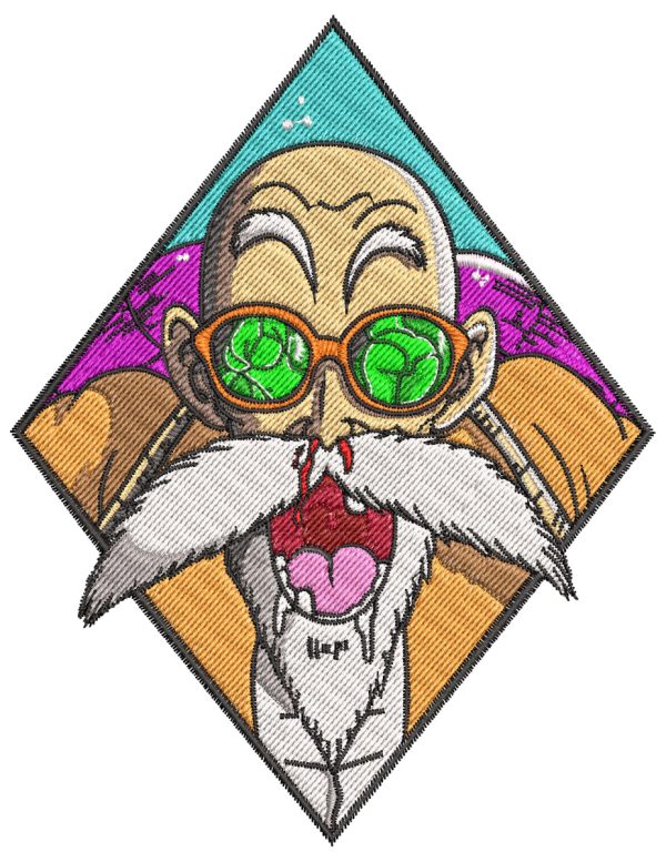 Anime Embroidery Pattern Roshi Nose Bleed Diamond