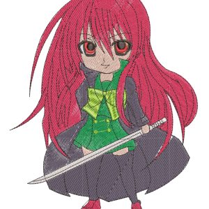 Anime Embroidery Pattern Shakugan Shana Chibi