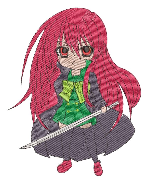 Anime Embroidery Pattern Shakugan Shana Chibi