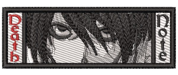 Anime Embroidery Pattern Deathnote L Eyes