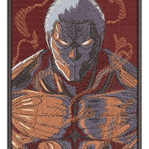 Anime Embroidery Pattern Reiner Armor Titan Fumes