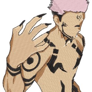 Anime Embroidery Pattern Ryomen Simple Grab
