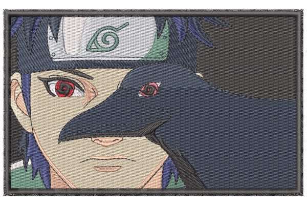 Anime Embroidery Pattern Shisui Crow Eye