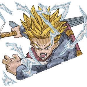 Anime Embroidery Pattern Trunks Charges