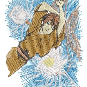 Noragami Yato Flowers Anime Embroidery Pattern