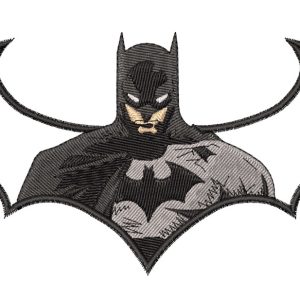 Embroidery Pattern Batman Bat Logo