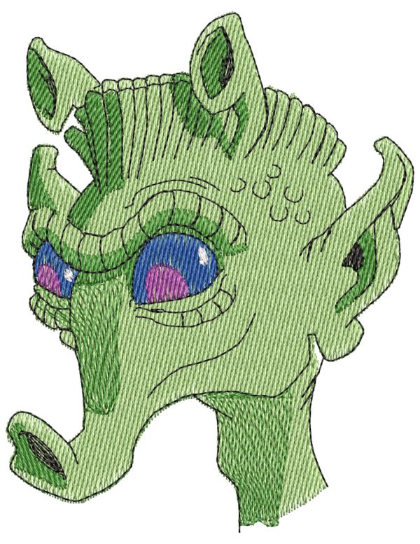 Embroidery Pattern Star Wars Greedo Head