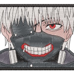 Tokyo Ghoul Kaneki Mask Embroidery Pattern