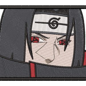 Itachi Cowl Anime Embroidery Pattern