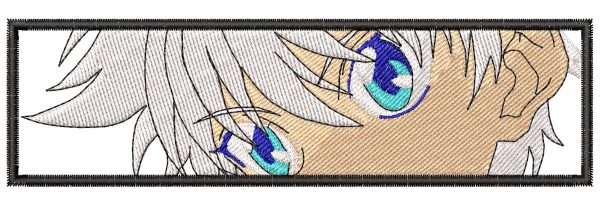 Hunter Killua Eye Frame Tag Anime Embroidery Pattern