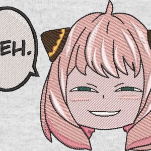 Anya Forger HEH Anime Embroidery Face