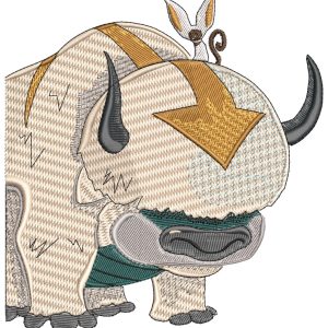 Momo Appa Ride Anime Embroidery Pattern