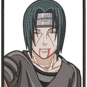 Itachi Close Framed Anime Embroidery Pattern