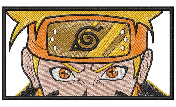 Naruto Six Paths Sage Eyes Embroidery Pattern