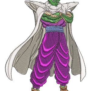 Dragonball Piccolo Full Stern Anime Embroidery Pattern