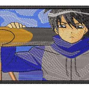 Saito Hiraga Sword Ready Anime Embroidery Pattern