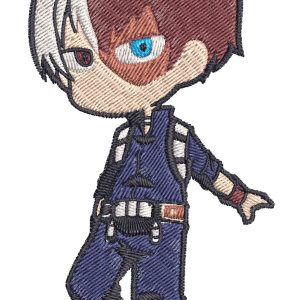 Shoto Chibi Dance Anime Embroidery Pattern