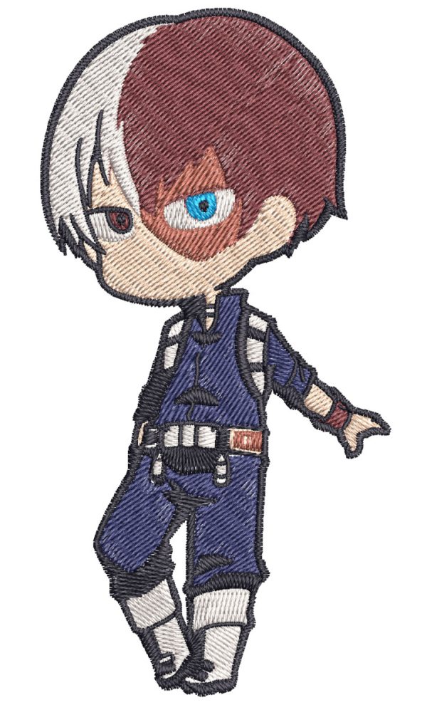 Shoto Chibi Dance Anime Embroidery Pattern