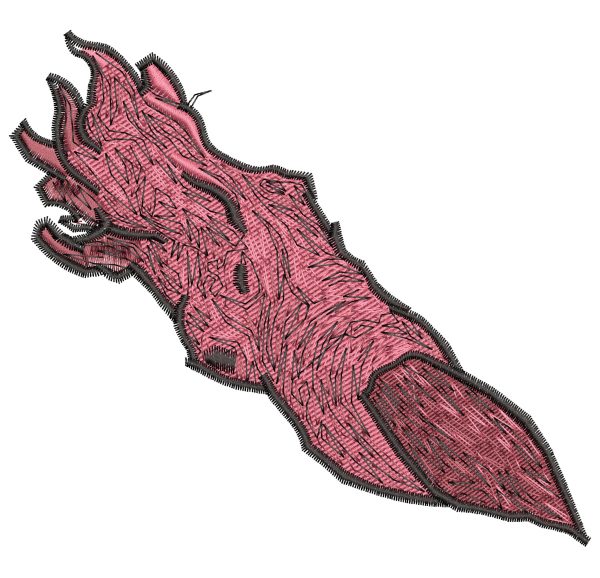 Sukuna Finger Anime Embroidery Pattern
