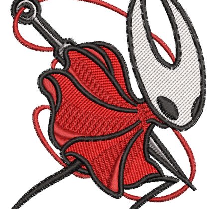 Hallow Knight Hornet Dash Embroidery Pattern