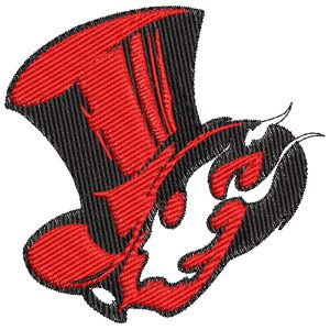 Phantom Thieves Logo Anime Embroidery Pattern
