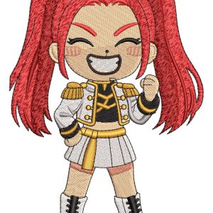 Kpop Demon Hunter Mira Stands Embroidery Pattern