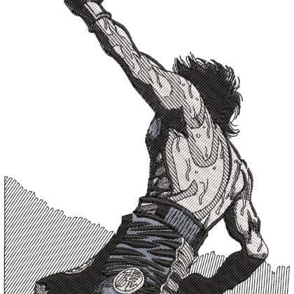 Anime Embroidery Pattern Ippo Victory Manga