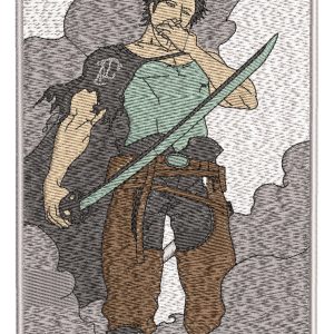 Black Clover Yami Dust Settles Anime Embroidery Pattern