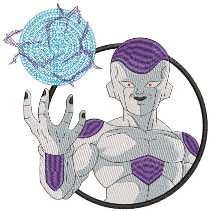 Dragon Ball Frieza Orb Anime Embroidery Pattern