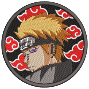 Yahiko Pain Round Anime Embroidery Pattern