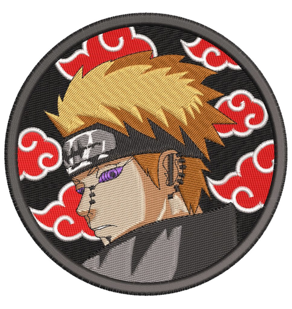 Yahiko Pain Round Anime Embroidery Pattern - A.G.E Store | designs