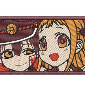 Hanako & Yashiro Hug Anime Embroidery Pattern