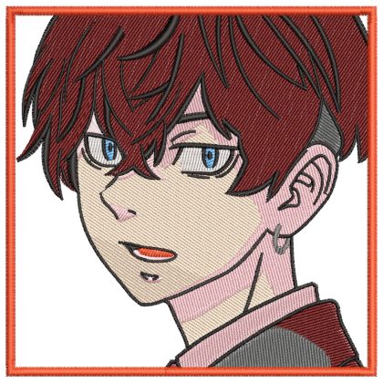 Anime Chifuyu Head Machine Embroidery Pattern