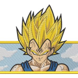 Dragonball Vegeta Saiyan Majin Anime Embroidery Pattern